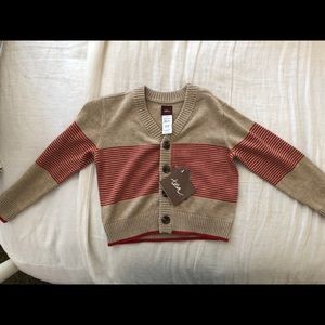 Tea Size 6-12m Cardigan NWT 100% Prima Cotton